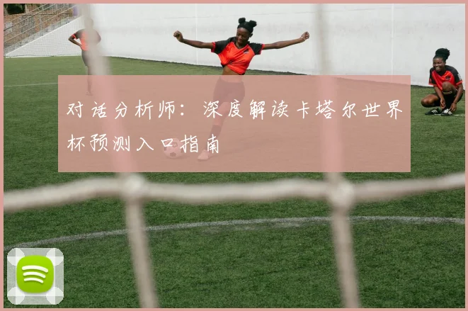对话分析师：深度解读卡塔尔世界杯预测入口指南